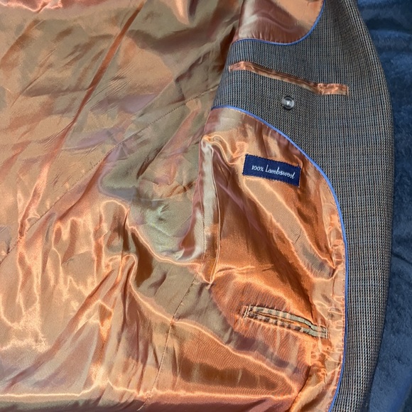 Alan Flusser 100% Lambswool Men’s 46L Sport Coat  Jacket Blazer - Picture 7 of 11